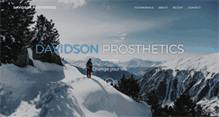Desktop Screenshot of davidsonprosthetics.org
